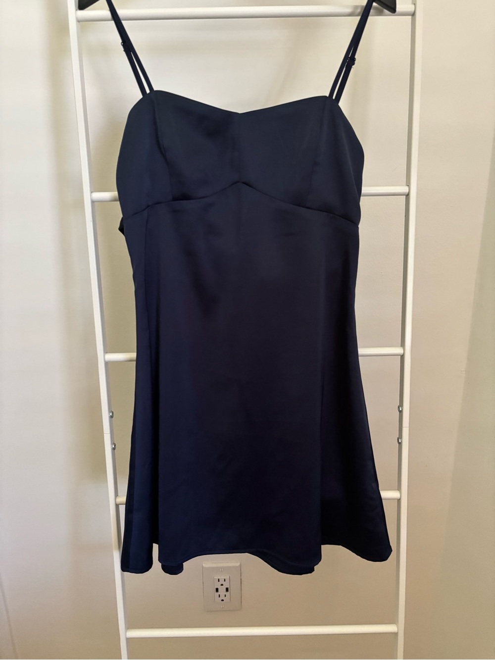 Urban Outfitters Navy Spaghetti-Strap Mini Dress